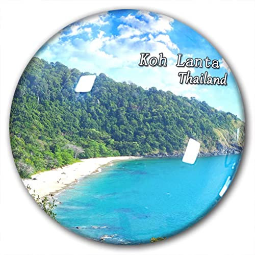 Thaïlande KOH Lanta Aimant de réfrigérateur décoratif souvenir de voyage en cristal