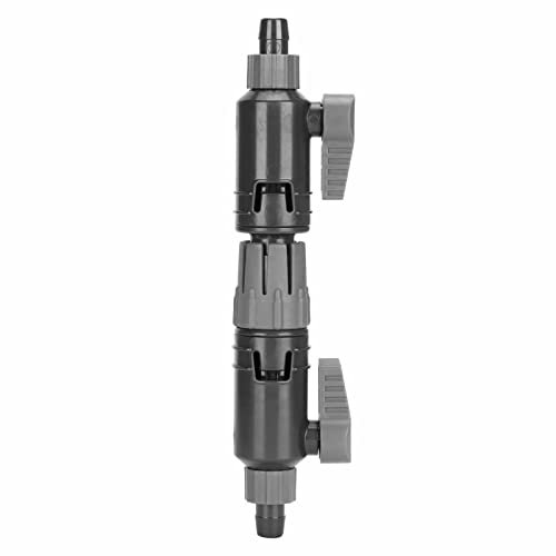 Wasserregelventil, Schlauch für Aquarium, Schnellverschluss, Doppelhahn, Aquariumfilter für Süßwasser, Salzwasser(K-12/16mm)