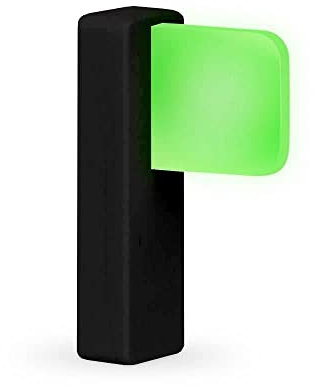 Luxafor Indicador de luz LED USB ocupado de bandera, indicador de disponibilidad LED de bandera LUXAFOR negra que elimina las distracciones del espacio de trabajo y aumenta la productividad (cable de