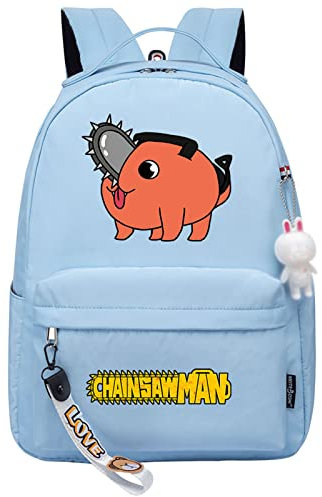 flowereyes Chainsaw Man School Backpack Anime Short Trip Sports Bag Kawaii Cute Denji Backpack Devil Pochita Kawaii Pochita Backpack