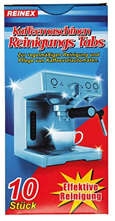 10x Kaffeevollautomaten Reiniger Tabs Reinigung Kaffeemaschinen Espressomaschine Reinigungstabletten Fettlöser 15