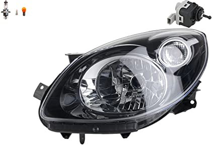 Johns, Scheinwerfer passend für Renault Twingo II 03/2007-12/11 LI Leucht. + Stellmotor