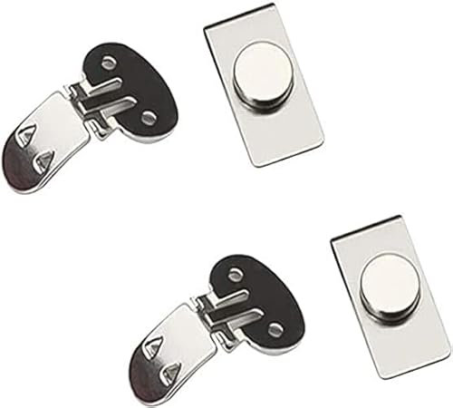 Unsichtbare magnetische Krawattenhalter, Edelstahl, magnetische Anstecknadel, Magnet-Krawattenklammer für Männer, Geschenke, Valentinstag, Vatertag, 2.6cm, Edelstahl, Kein Edelstein
