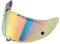 Motorradhelm Visier Winddicht UV Schutz Anti-Beschlag für HJC-26 RPHA-11 Pro RPHA-70 ST Transparentes Rotes Brillenglas