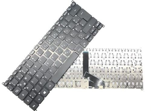 T-ProTek DEUTSCHE - Schwarz Tastatur Keyboard kompatibel für Acer Swift 3 SF314-42