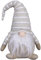 Christmas Paradise Weihnachtsfigur Wichtel 30cm Gnom beige-Creme gestreift