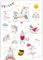 Naturforscher Rüsselfuchs Einhorn Affirmationsposter für Mädchen - Poster DIN A3 - Achtsamkeit für Kinder - Dekoration Kinderzimmer Einhörner - Schulkind (Grundschule) und Kindergarten - Kita