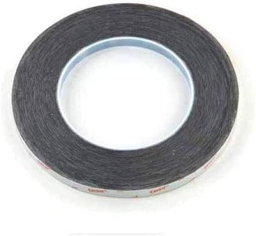 Mr. Gadget's Solutions 3mm Double Sided Adhesive Tape for Smartphone Touch Screen Tablet Digitizer LCD Display (Black)