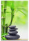 ECHUN Poster de contemplation zen Bambou et pierres zen Décoration murale sur toile 30 x 45 cm
