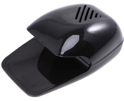 minkissy Nail Polish Dryer Fan Auto-Turn-on Nail Fan Dryer Mini Nail Dryer Tool for Salon Black High-Power