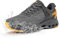 FLOWING PLUME wasserdichte Schuhe Herren Sportschuhe Leichtgewichts Laufschuhe Turnschuhe Freizeit Walkingschuhe Fitness Outdoor Running Sneaker(Grau Orange,45EU)