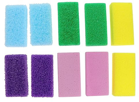 Ipetboom 10pcs Pu Foam Pumice Stone Remover Stone Cleaning Tools Foam Sponge Pumice for Toilet Cleaning Pedicure Foot File Ear Piercing Cleaning Solution Pedicure Stone