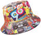 Eigso Fashion Vintage Back to 90s Theme Party Bucket Hat für Frauen Männer Unisex Packable Travel Summer Fisherman Hat für Frau Mann