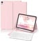 GKABXY Case with Keyboard for iPad Air 11 inch (2025 M3/2024 M2), iPad Air 5th/4th Generation (2022/2020) 10.9 inch with Pen Holder, Magnetic Detachable Bluetooth Keyboard Folio, Pink