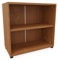 Eigentlich Aktenregal Holz, B80xT40cm, stabiles Büroregal in versch. Größen und Farben, Regal Aktenordnerhöhe, Mehrzweckregal mit höhenverstellbaren Fachböden (Buche, 2 OH-80x40x78cm)