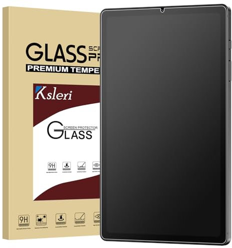 Ksleri Paquete de 2 protectores de pantalla de vidrio mate para Samsung Galaxy Tab S6 Lite de 10.4 pulgadas (2024/2022/2020) (no privacidad), antirreflejos, antihuellas, vidrio templado 9H, compatible