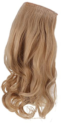 Beavorty Postizo De Cabello Rizado Peluca Postiza Larga Extensiones y Diadema Invisible