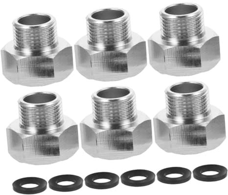 Happyyami 6stücke Gartenschlauch-schnellkupplung Kupfer Adapter Wasserschlauch Schnellkupplung Schlauch-schnellkupplungsarmaturen Schlauchverbinder Kupferschlauchadapter