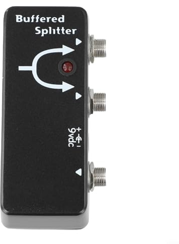 Gepuffertes Splitter-Gitarrenpedal für optimale Klangerhaltung und klares Signal an Ihren Verstärker