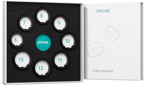 opove O Ring Größenmess-Set - Größe vor dem Kauf ermitteln - Wählen Sie aus 8 Größen (Größen 6–13) - Passend nur für O Ring
