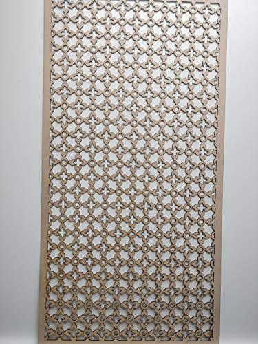 LaserKris K5 Grille décorative pour radiateur Panneau MDF perforé 4 x 2 cm