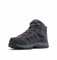 Columbia Crestwood Mid WP wasserdichte Wanderstiefel für Herren, Grau (Dark Grey x Deep Rust), 40 EU