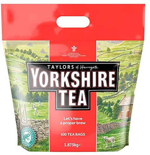 Yorkshire Tea Bags, 1.875 kg (600 Teabags)