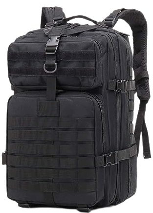 ROARING FIRE Taktischer Rucksack, erweiterbarer Molle-Rucksack für Outdoor, Wandern, 3-Tage-Pack, Bug Out Bag