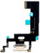 OnlyTech - Connecteur de charge de remplacement pour l'iPhone XR Blanc - Nappe interne comprenant le connecteur de charge et le micro