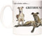 KAZMUGZ Keramik Tasse mit Windhund-Motiv, Geschenk, 11 Unzen, Rund, Klassiker, Zuhause, Erwachsener