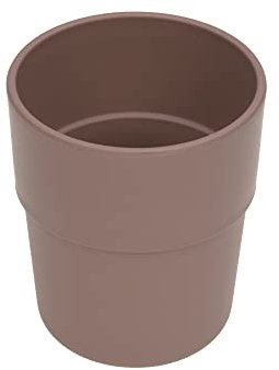 LÄSSIG Kinder Becher Trinkbecher Tasse Kindergeschirr ohne Melamin, BPA-frei, für Spülmaschine und Mikrowelle/Mug Uni choco