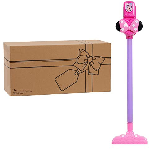 MINNIE Mouse Sparkle 'N Clean Aspirateur de jeu avec lumières et sons, jeu de simulation, jouets sous licence officielle pour enfants à partir de 3 ans