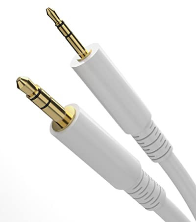 GALVANOX Replacement Cord for Bose Headphone Cable Compatible with Bose QC35 / QC45 (White)