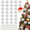 30 Stück Glitzer Künstliche Weihnachtsblumen, Weihnachtsstern Christbaumschmuck, Weihnachten Blumen Deko mit 30 Stück Clips für Weihnachtsbaum (Silber)