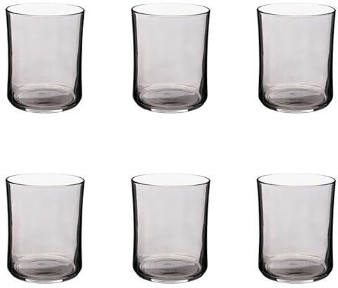 Secret de Gourmet - Lot de 6 Verres à Eau Origines 35cl Gris