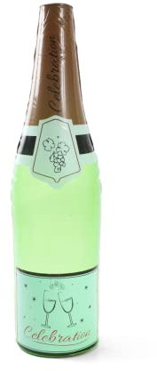 Quickdraw Giant Inflatable Champagne Bottle Wedding Celebration Party Prop Congratulations Events Novelty Blow up Decoration 73cm