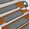 Stufenmatten aus Polyester, 15 Stufen, Treppe, rechteckig, Teppich für Stufen, rutschfeste Stufenmatten für Holzstufen, Stufenmatten für Kinder und Hunde (65 x 25 cm, grau)
