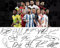 Ikonic Fotohaus Lionel Messi Benzema Neymar Vinicius Jr Haaland Mbappe Soccer Superstars Autogramm Druck Wandkunst Heimdekoration