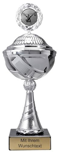 Pokale 14er Serie 59360 Silber mit Deckel 40,8 cm