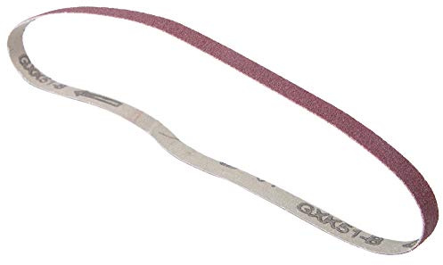 10Pcs Sanding Belt Aluminium Oxide Sandpaper 533 X 9MM Sander Abrasive Band Strap Sanding Fine Grit Kit for Belt Machine (80#)