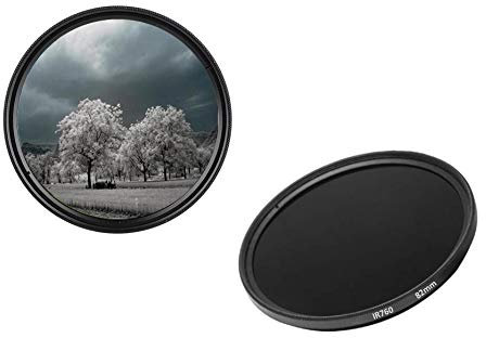 IR760 - Filtro de infrarrojos (82 mm, infrarrojos, 82 mm, IR 760 dHD, filtro de pasaporte digital)