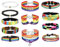 LOLIAS 9/12 Stück Gay Pride Stuff LGBTQ-Zubehör Gay Pride-Armband, verstellbares LGBT-Regenbogen-Armband, schwul-lesbische Geschenke, Pride-Zubehör für Männer und Frauen