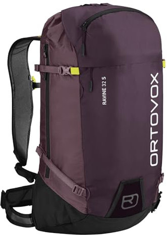 Ortovox Ravine 32L S Rucksack, Freeride & Skipack für kürzere Rücken, für Hochalpin-Touren & Backcountry, Herren & Damen - Winetasting - 32 Liter