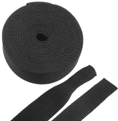 sourcing map Braided Cable Sleeves Heat Shrinkable Fabric Sleeving, 5/8 10ft Black 2:1 Ratio Heat Shrinkable Cord Protector for Harness Cable, Network Cable Protection, Cable Management