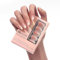Anglicolor Nägel zum Aufkleben,Ombre-Effekt Mandelnägel,Press on Nails,Aufklebnägel in 16 Größen 32 weiche Gel Kunstnägel, kunstnägel zum aufkleben als Geschenk für Frauen (ACXN-4, 32 Stück)