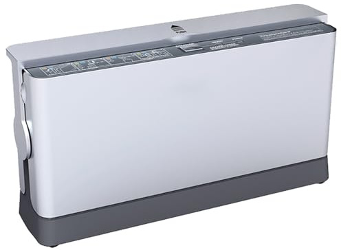 HKFGSHOP Thermo-Cinch-Bindemaschine, Hotmelt-Buchbinder, Mit Kühlschlitz, Bindelänge 297 Mm (A4), 1–22 Mm Bindestärke, Schnelle Bindung Für Fotodokumente, Berichte