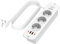 Multipresa da Incasso 4000W, FDTEK Presa da Tavolo con USB-A y 2 Type-C(PD20W), Ciabatta Elettrica con Interruttore di Protezione da Sovraccarico, Prese compatte 3 Prese Schuko, Cavo da 2M, Bianco