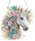 GHHKUD Diamond Painting Fensterbilder Beidseitige, Diamond Painting Pferd Blume Anhänger mit Kette, Diamant Painting Bilder Kristall Malerei Anhänger, Wandbehang Kits für Fenster Wand Decor