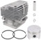 Latuwa 38 mm Zylinder-Set 4196068 BM5717 Ersatz für Oleo-Mac 435S 435T 435BP 735T 740 EFCO 8350 8355 Motorsense Rasentrimmer