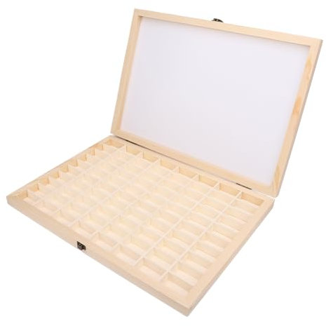 80 Slots Holz Vitrine für 135 35mm Kamera Filme, Kamera-Reel-Schrank-Regal Regal für Fotografen